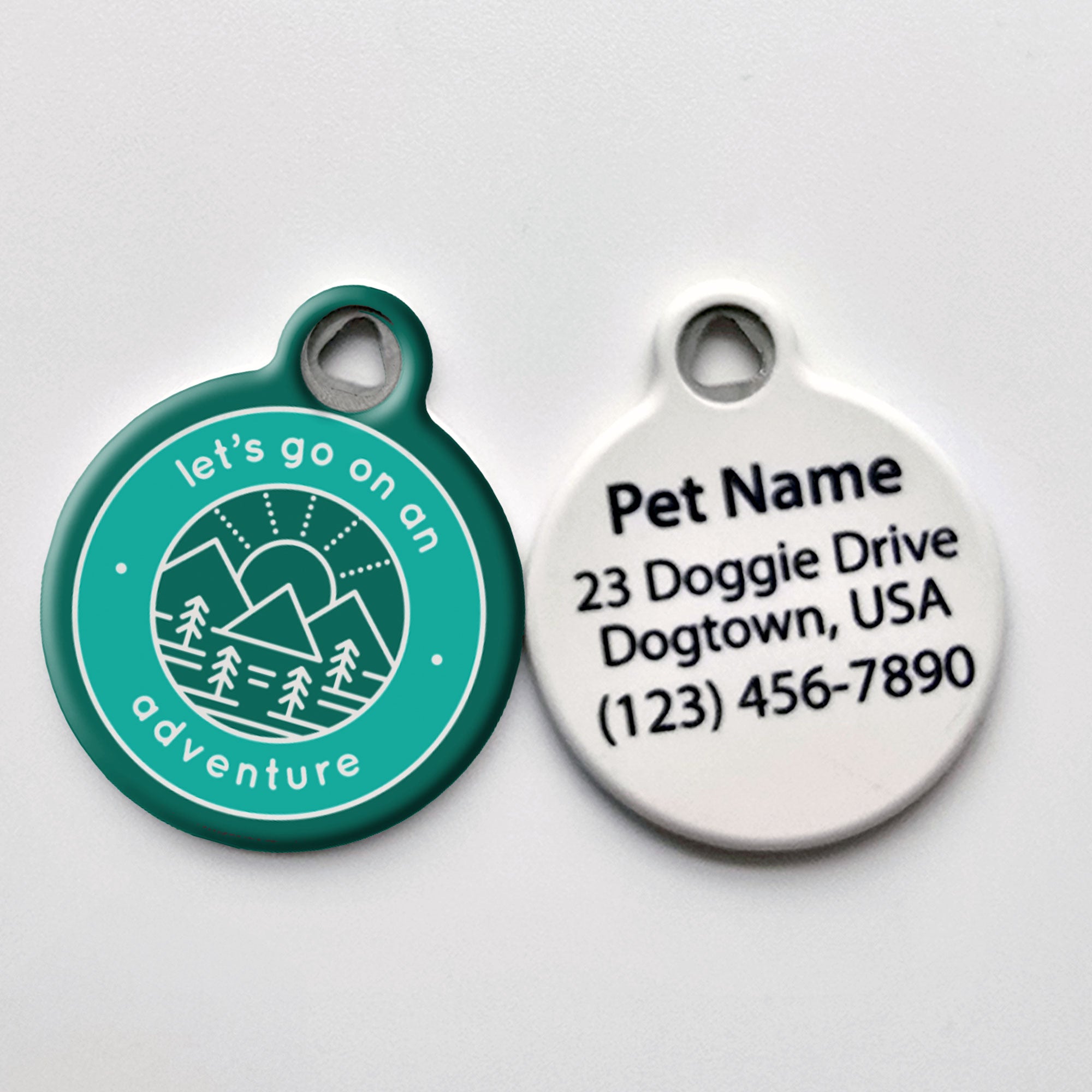Adventure Badge Dog ID Tag