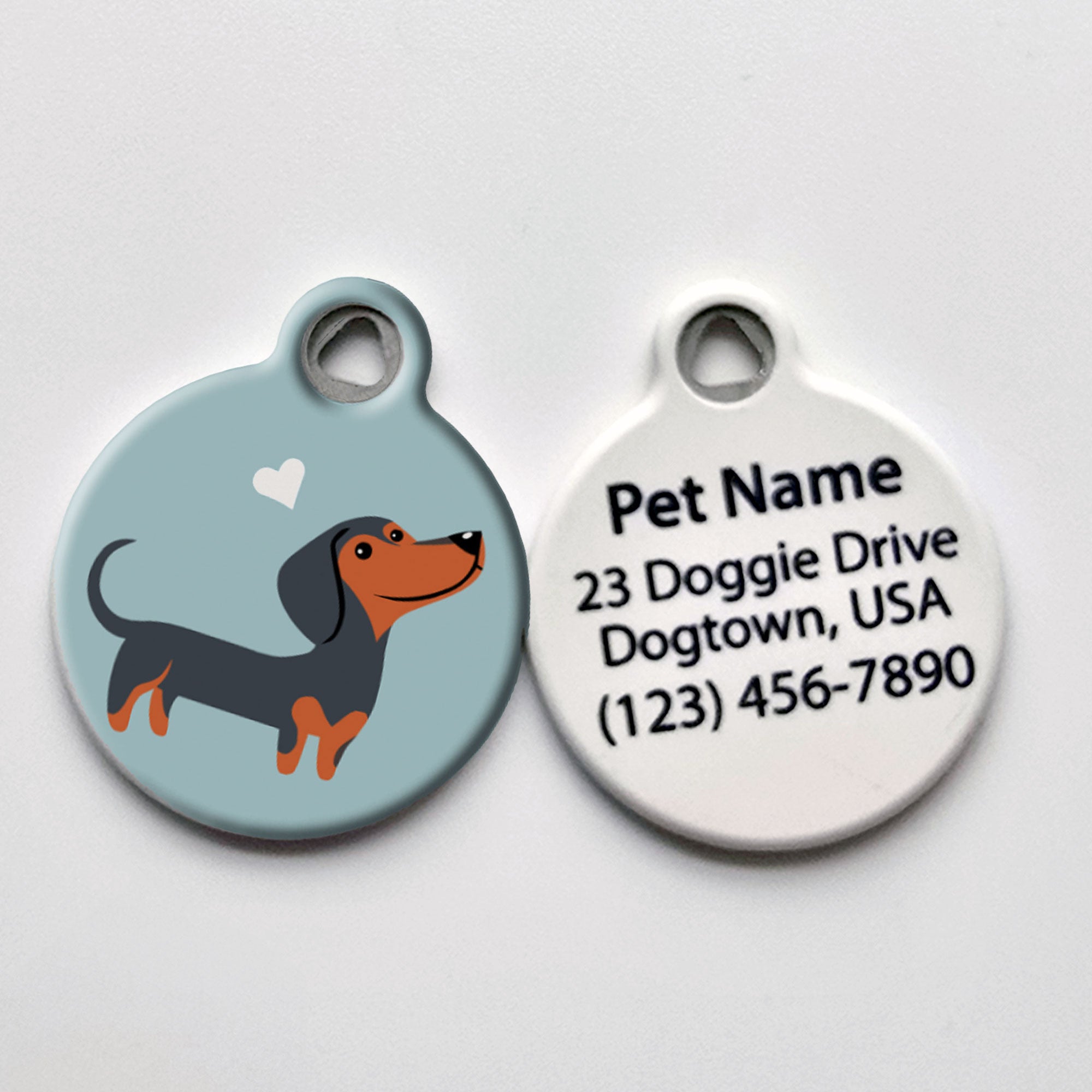 Dachshund Dog ID Tag