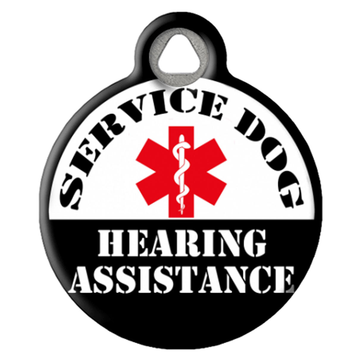 Service Dog Hearing Assistance Pet Tag