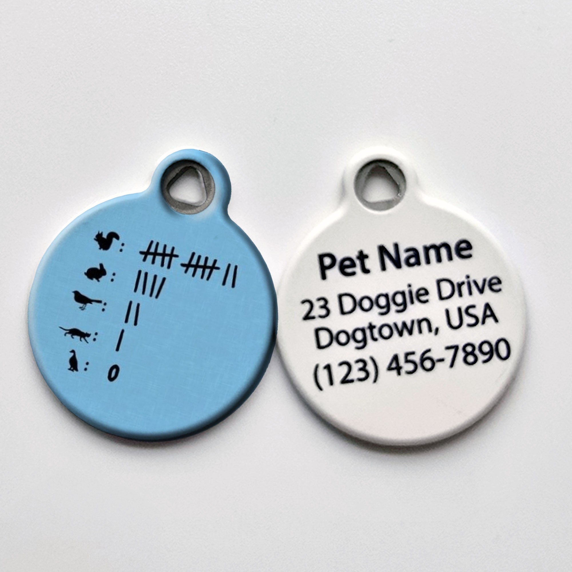 Kill Count Funny Pet ID Tag