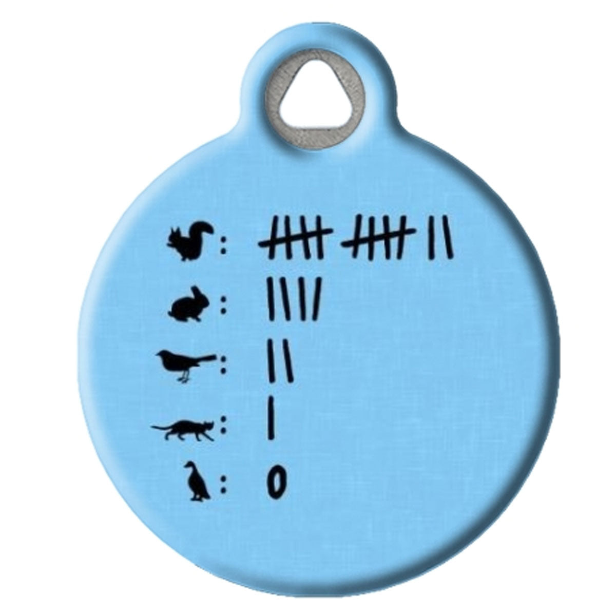 Kill Count Blue Pet Tag