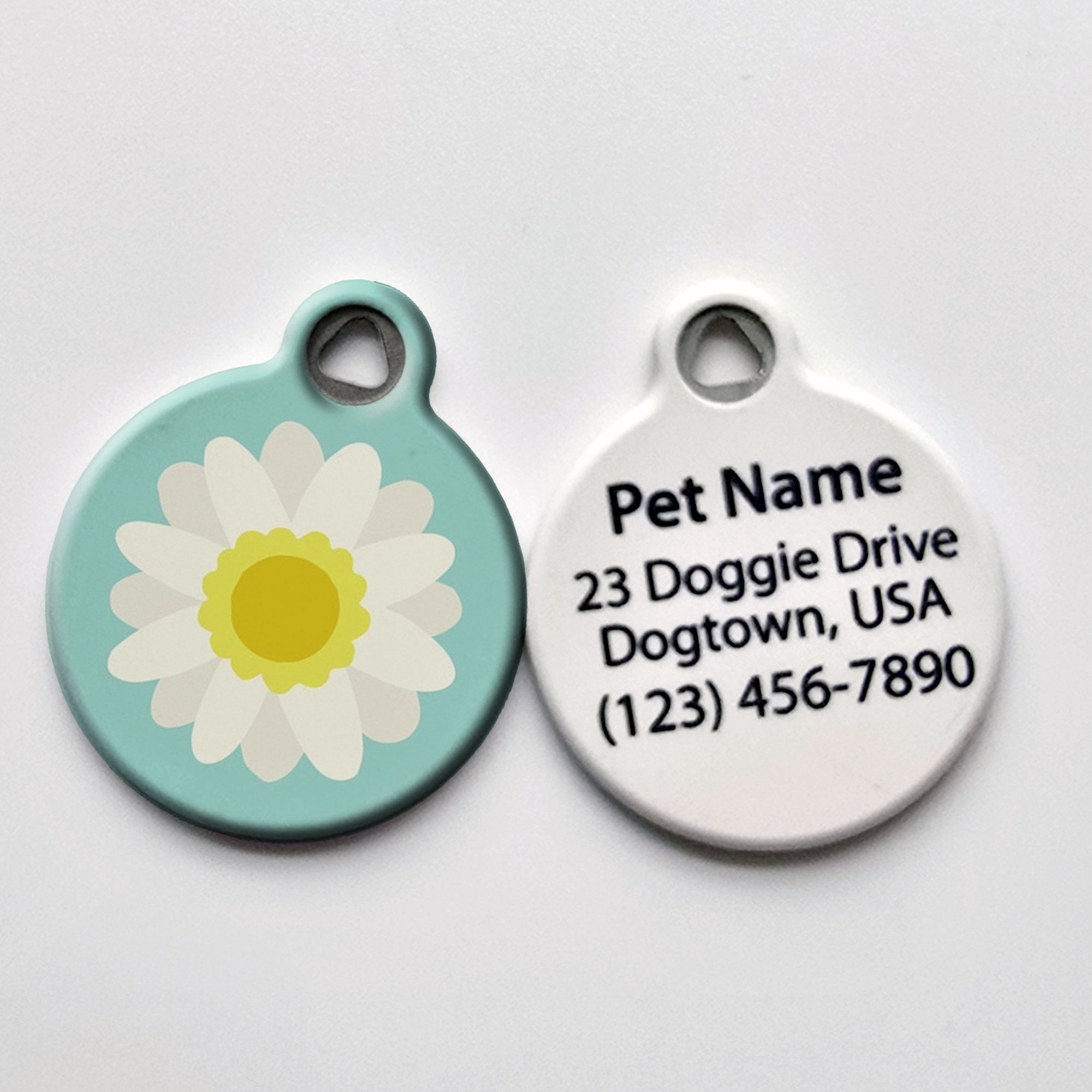 Lazy Daisy Pet ID Tag