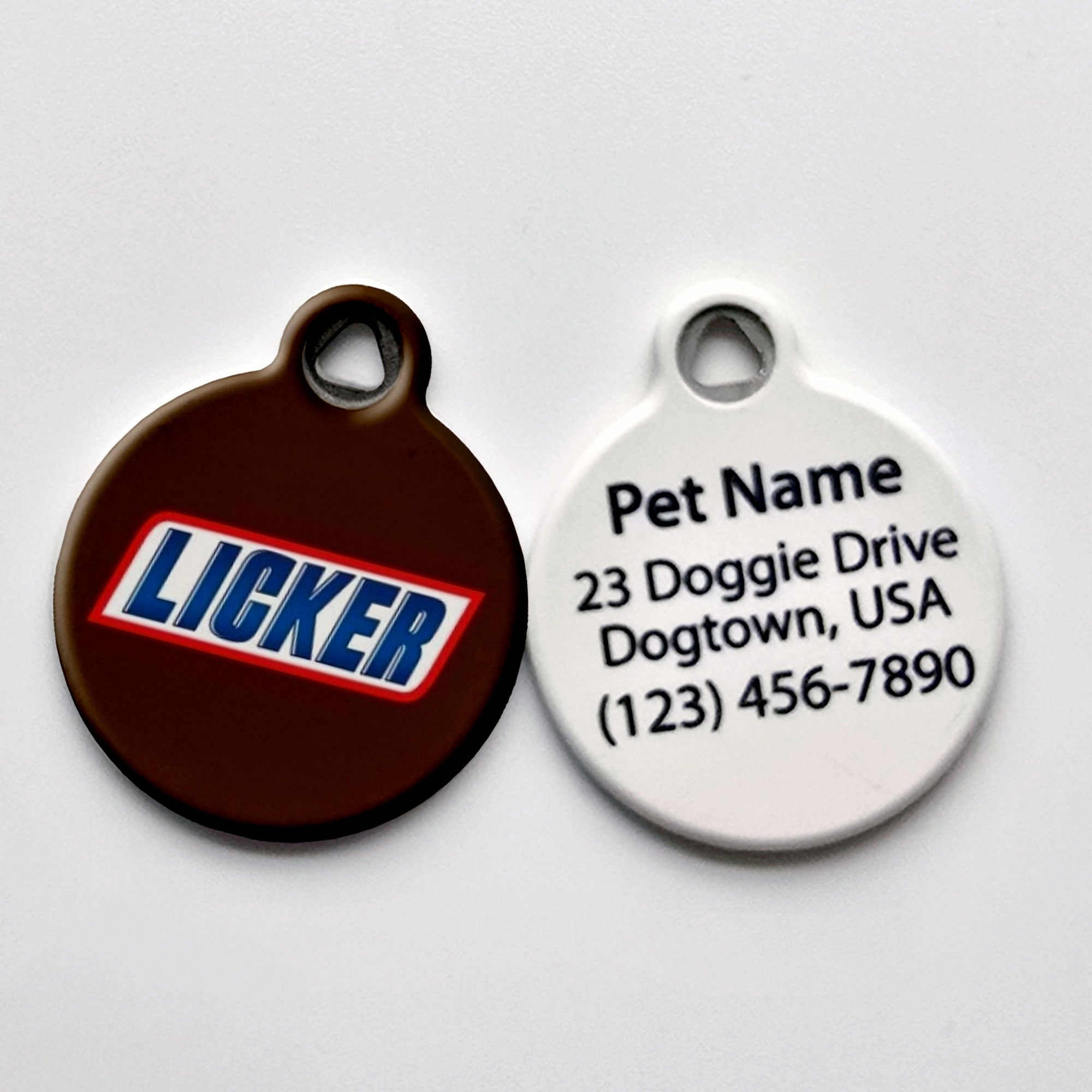 Licker Parody Pet ID Tag