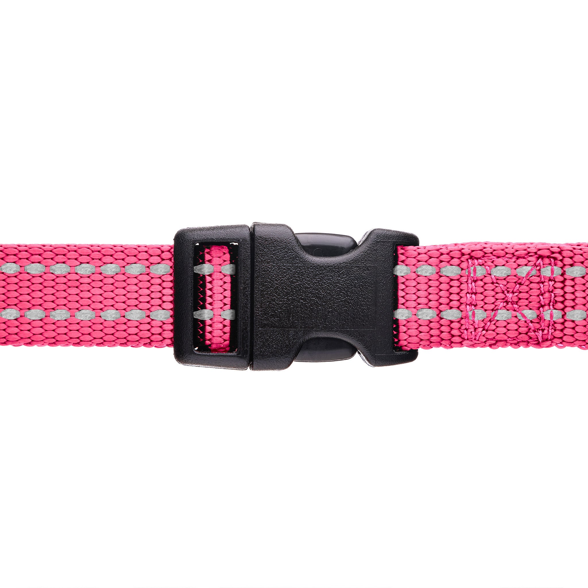 Customizable Reflective Safety Pet Collar with Adjustable Fit and Personalized Name Plate