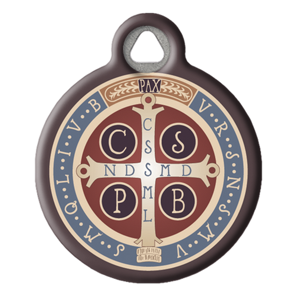 Saint Benedict Pet Tag