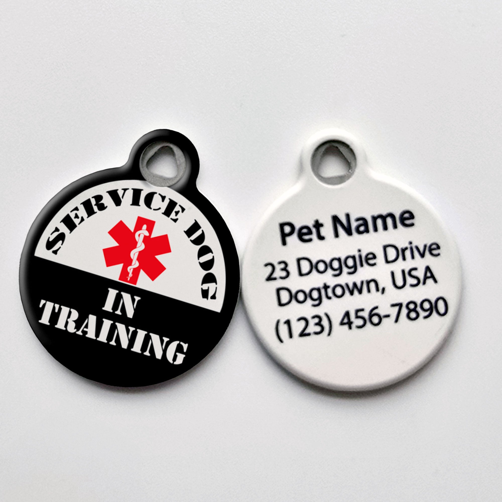 Service Dog In Training Dog ID Tag