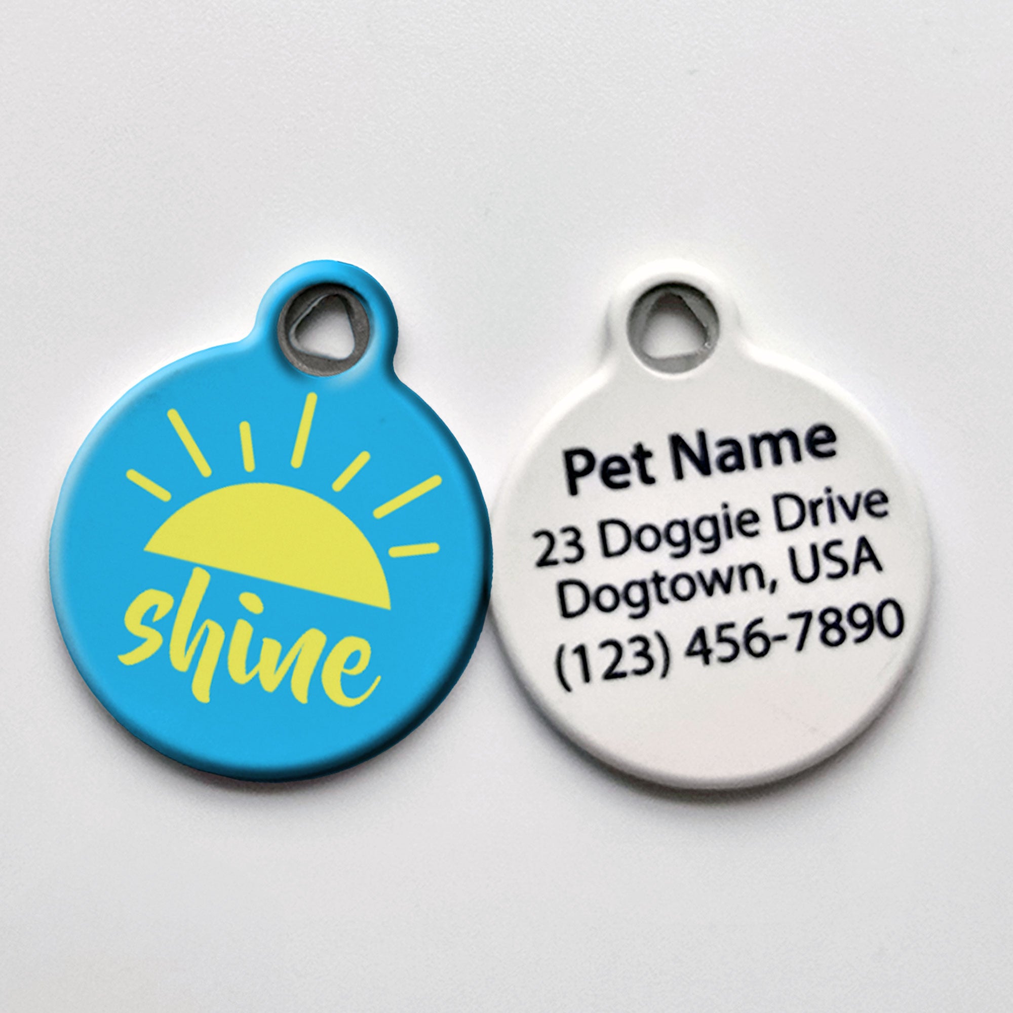 Bright Shine Sunshine Pet ID Tag