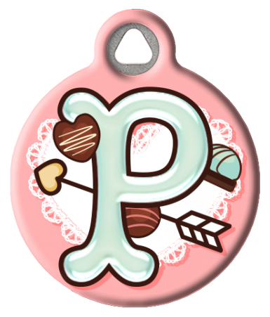 Sweet Treat Monogram Custom Pet ID Tag