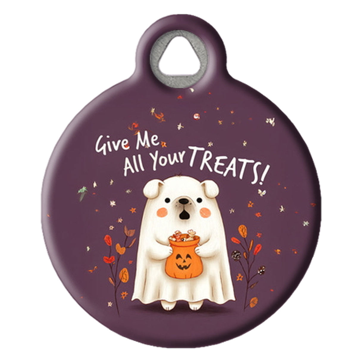 Give Me All Your Treats Halloween Pet Tag
