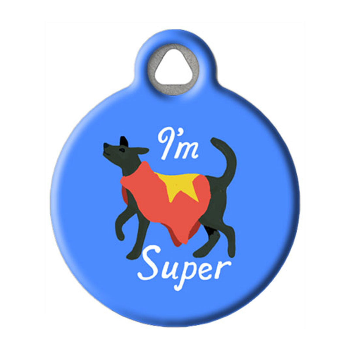 Superhero Dog ID Tag