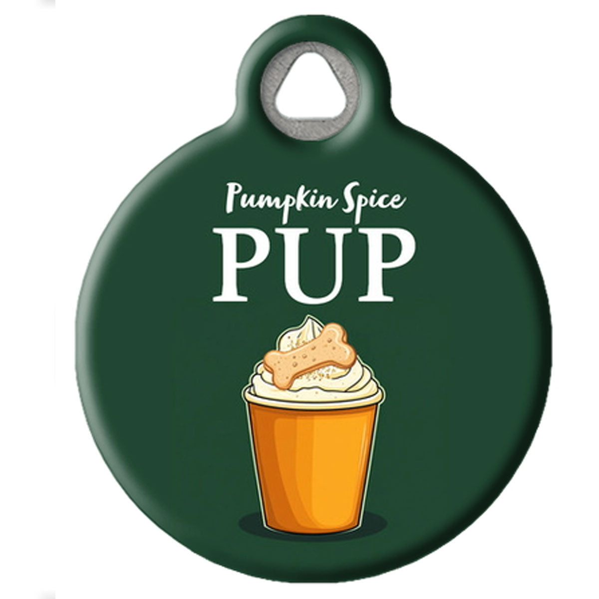 Pumpkin Spice Pup Pet Tag