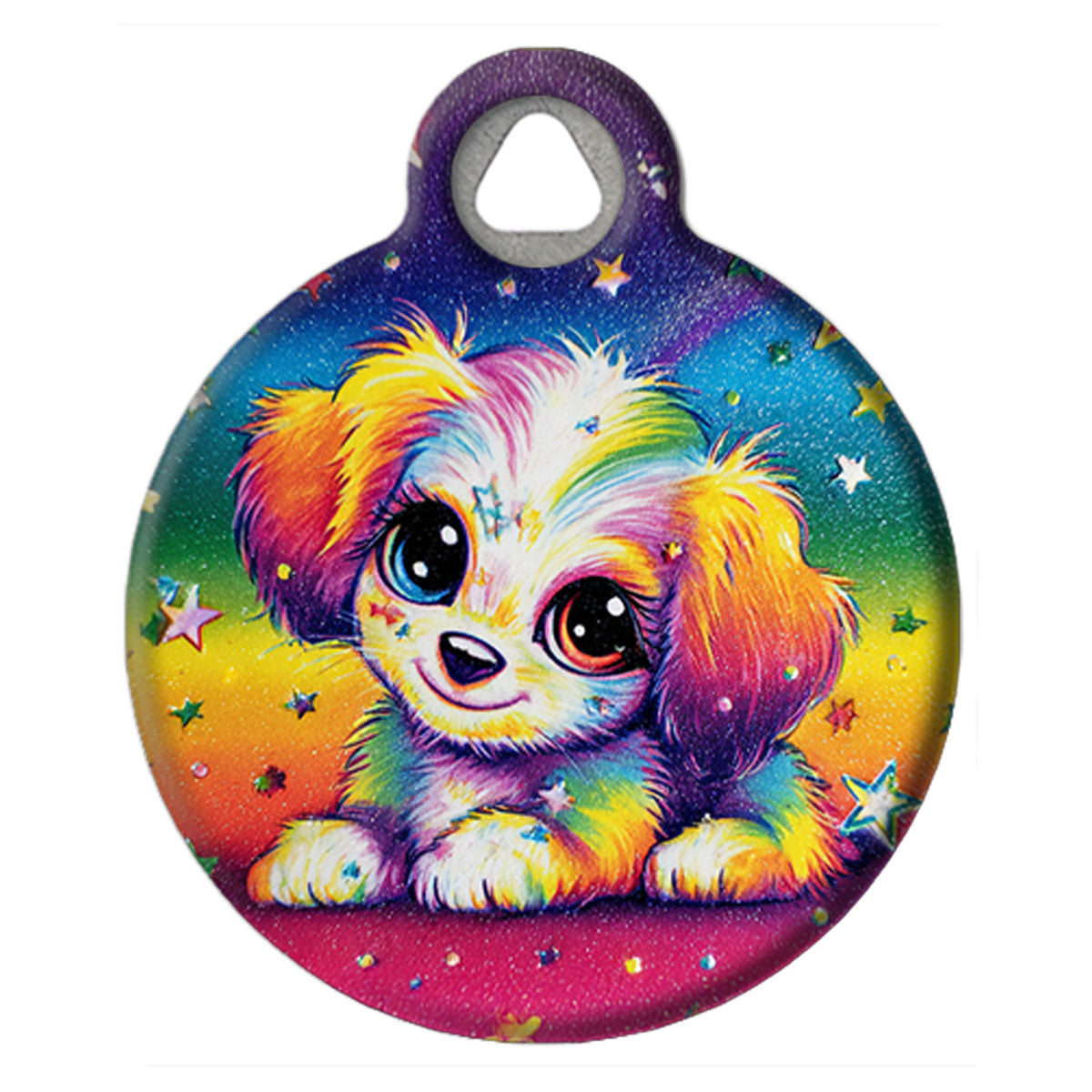 Retro 90s Puppy Pet ID Tag