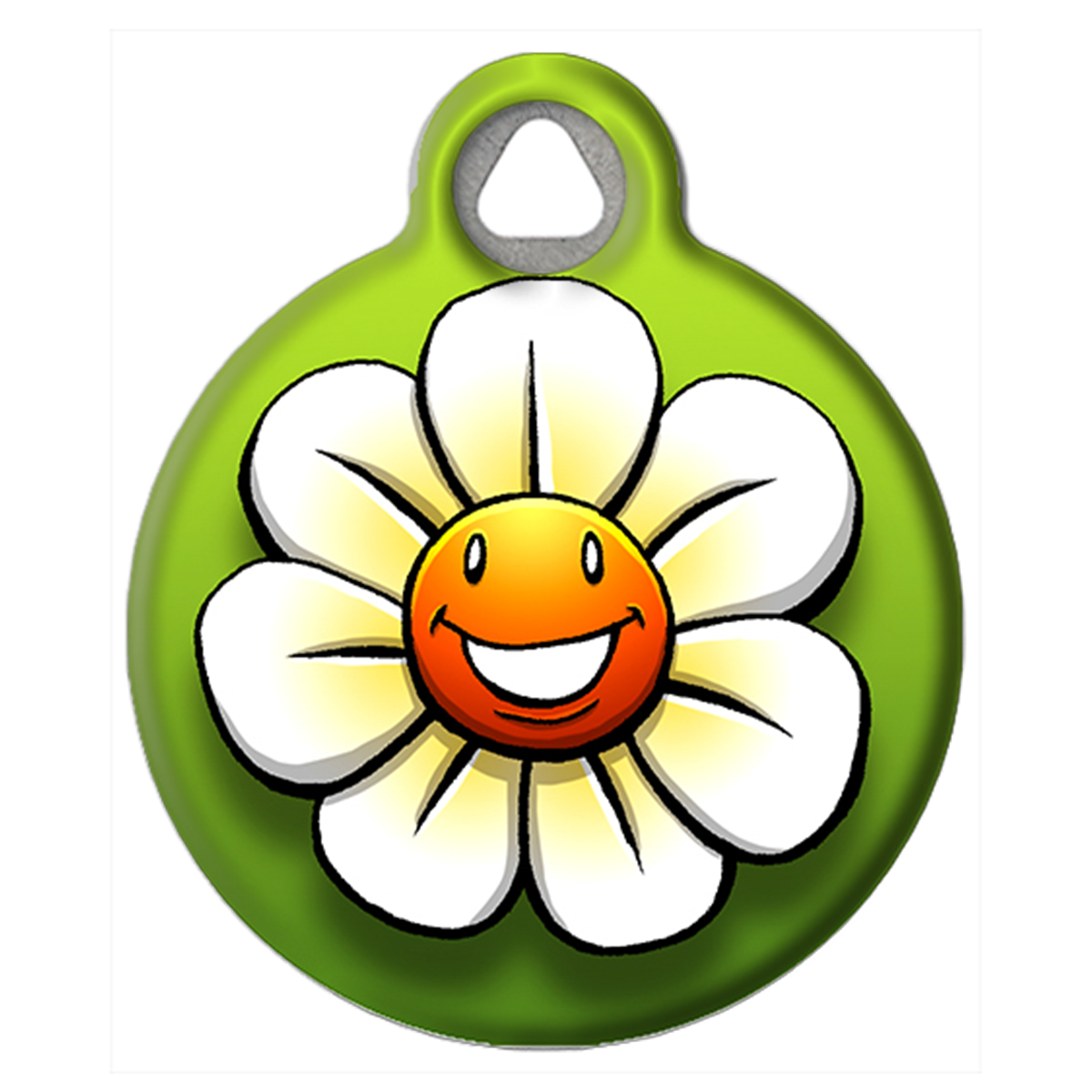 Happy Flower Pet ID Tag