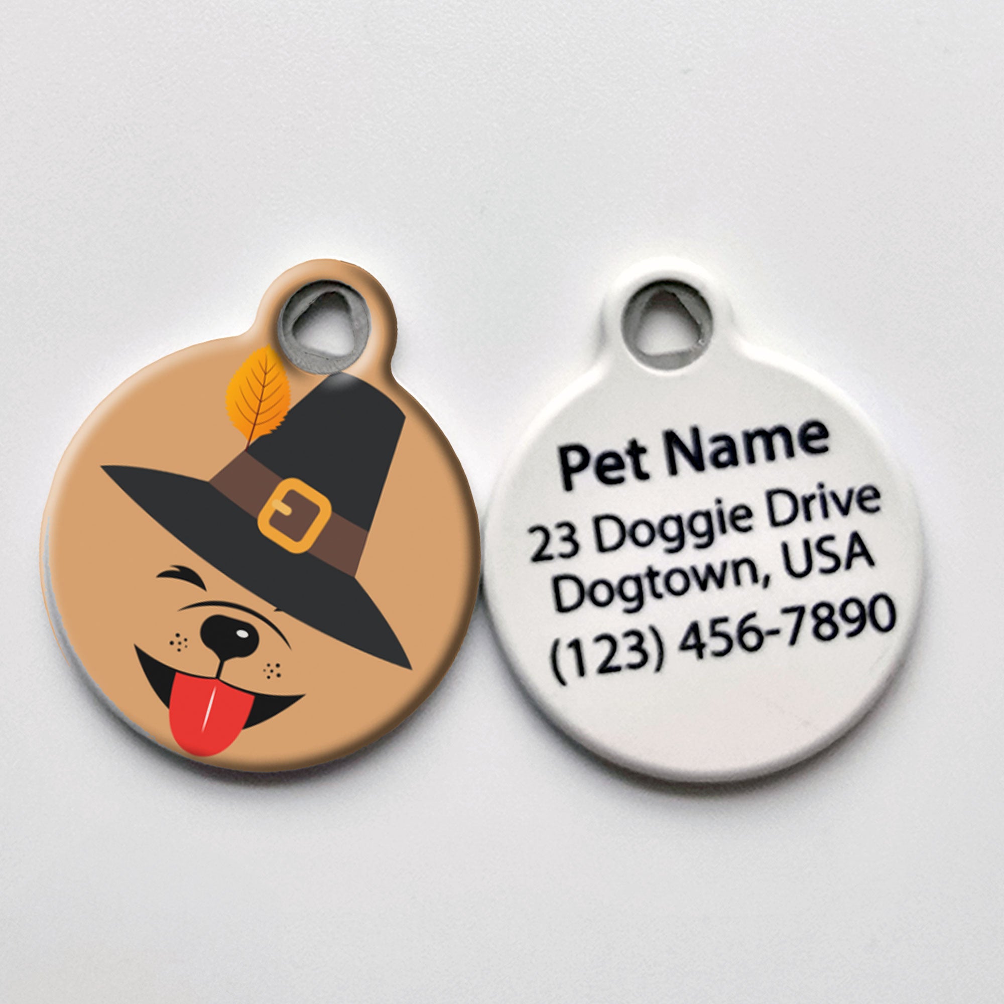 Thanksgiving Doggy ID Tag