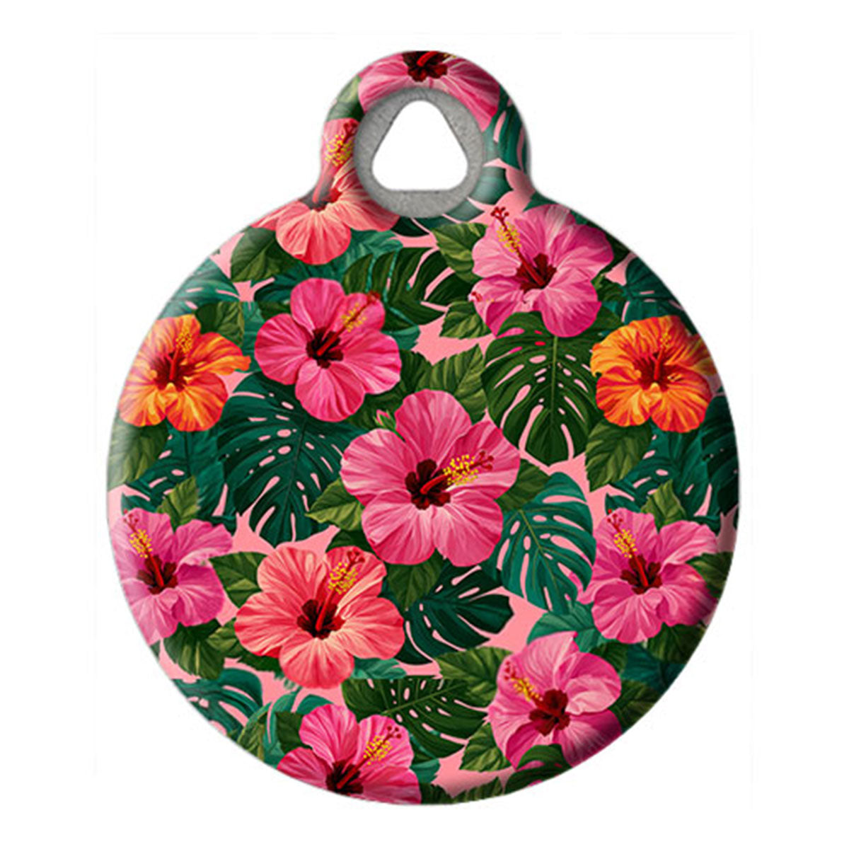 Aloha Hibiscus Pet ID Tag