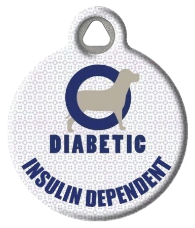Diabetic Alert Dog Medical ID Tag