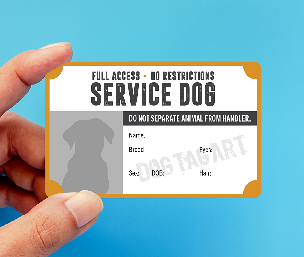 Service Dog ID Card