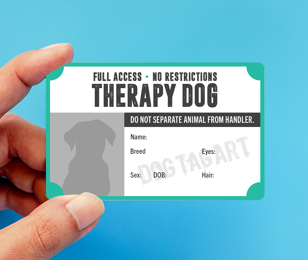 Therapy Dog ID Card