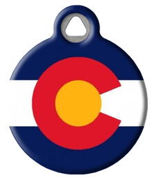 Colorado Flag Pet ID Tag