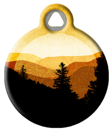 Golden Mountains Pet ID Tag