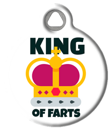 King of Farts Pet ID Tag