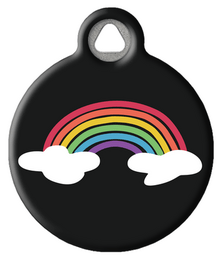 Rainbow Pride Pet ID Tag