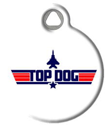 Top Dog | Top Gun Inspired Pet ID Tag