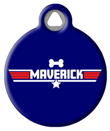Maverick Top Gun Inspired Dog ID Tag