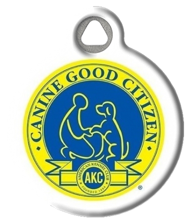 AKC Canine Good Citizen Dog ID Tag | Dog Tag Art