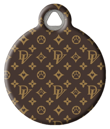 Doggie Vuitton | Louis Vuitton Parody Pet ID Tag