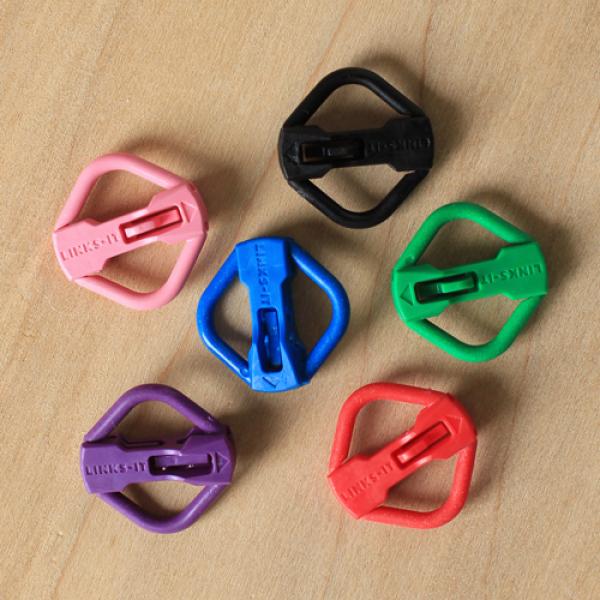 6 Pcs Small Clip Cat Tag Clips for Collars Dog Collar Rings for Tags